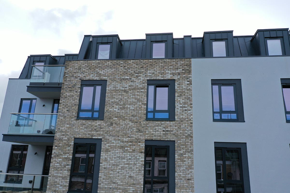 Completed aluminium doors and windows Windus Road London N16