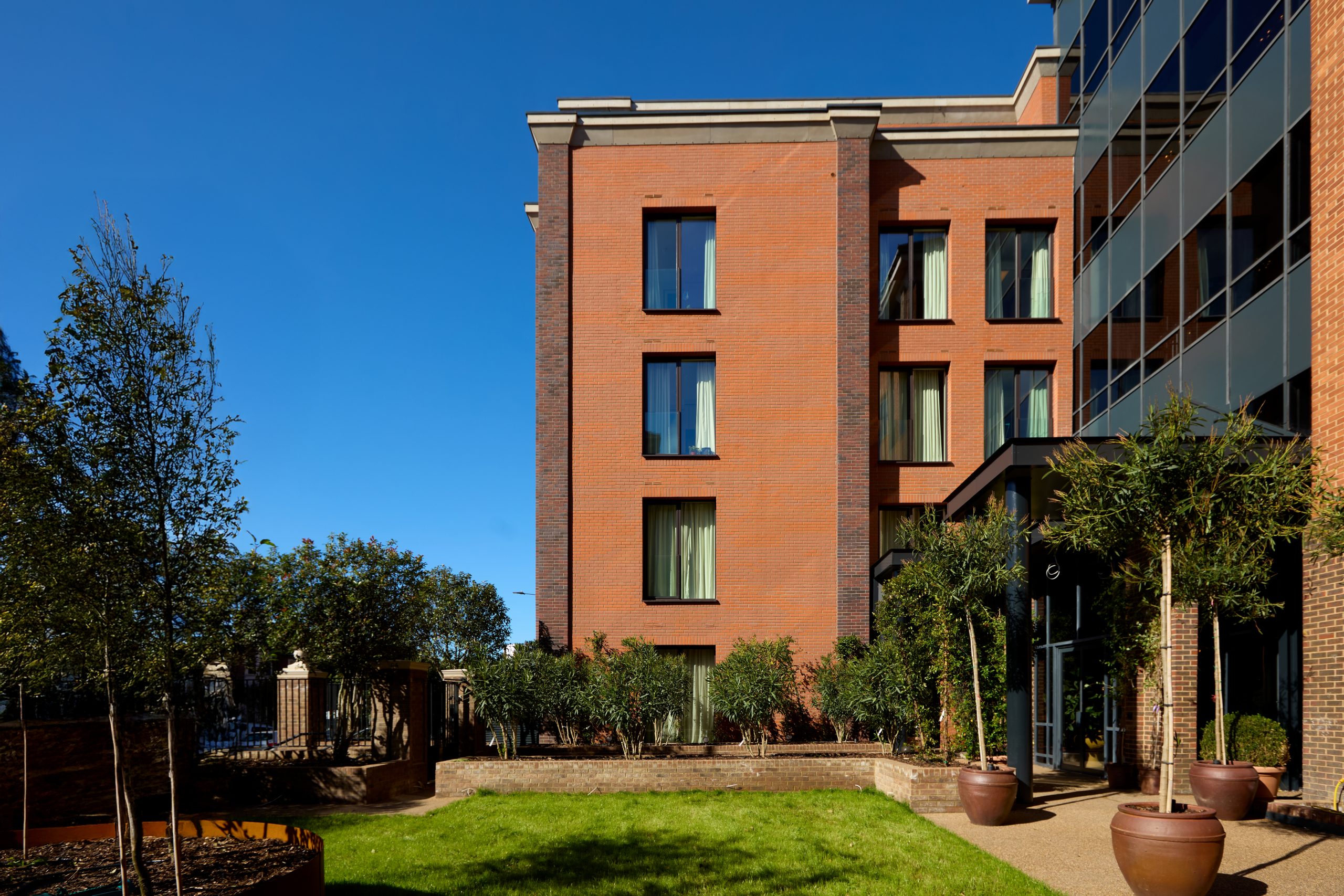 Completed aluminium glazing The Heights Annex Harrow by ACS