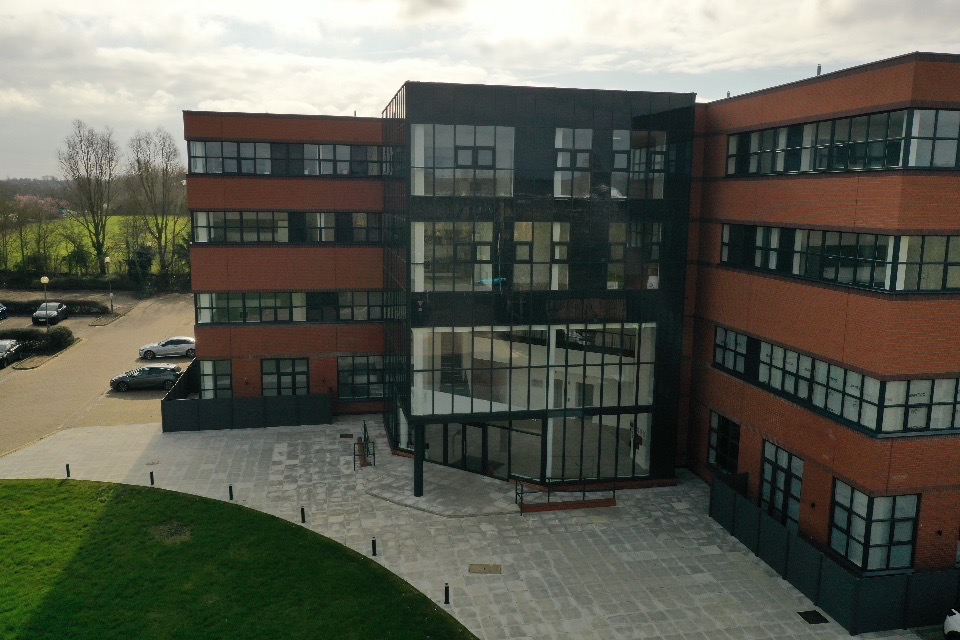 Completed aluminium windows and doors Marlborough Court Milton Keynes by ACS