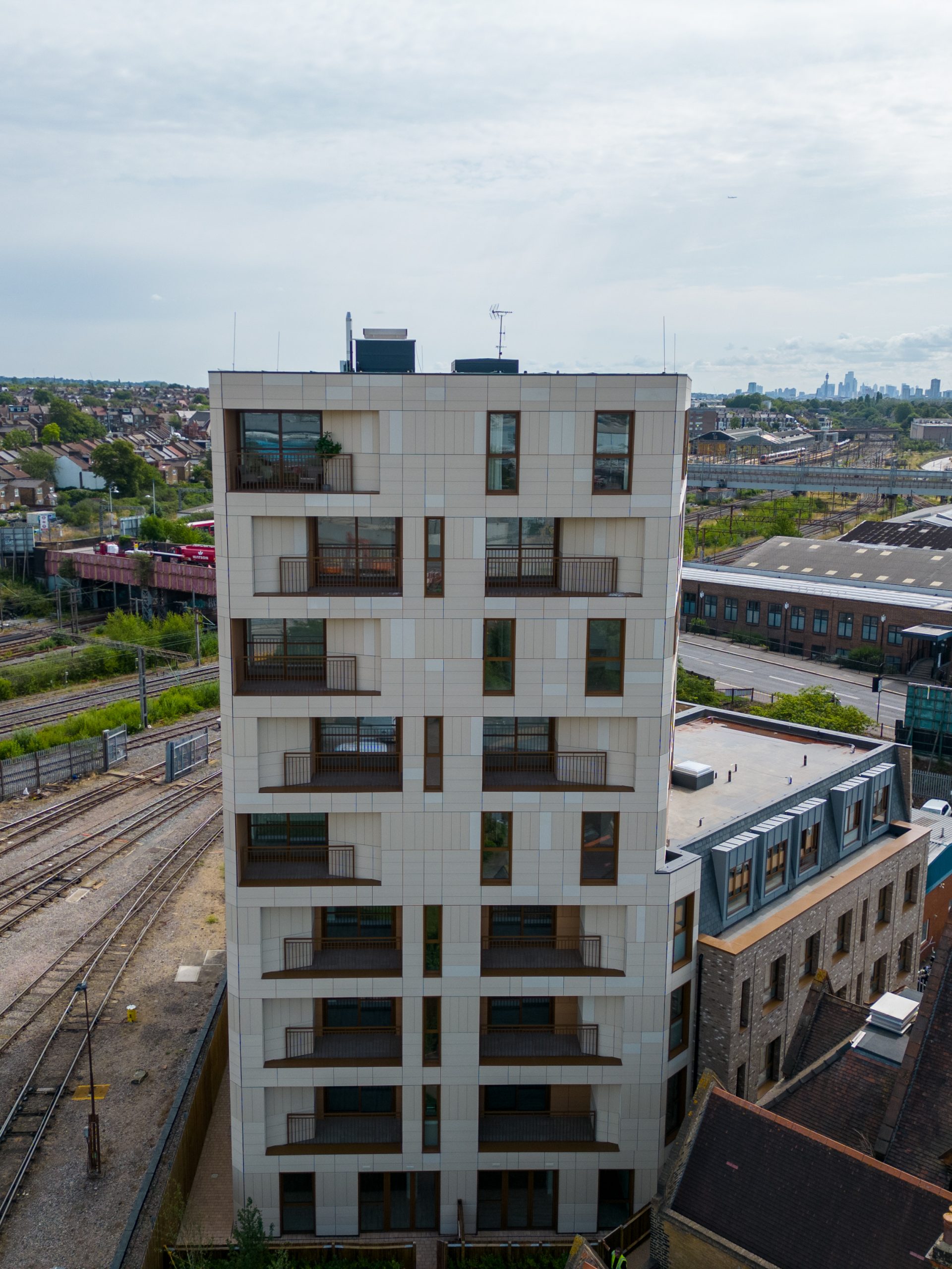 Completed residential development Goodhall Street Park Royal by ACS